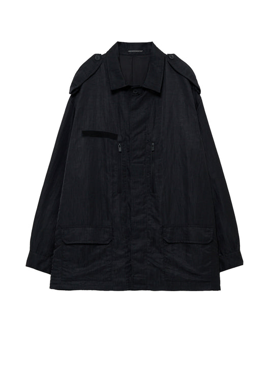 <PIECE UNIQUE>NY LIQUID DYED TWILL ARMY BLOUSON