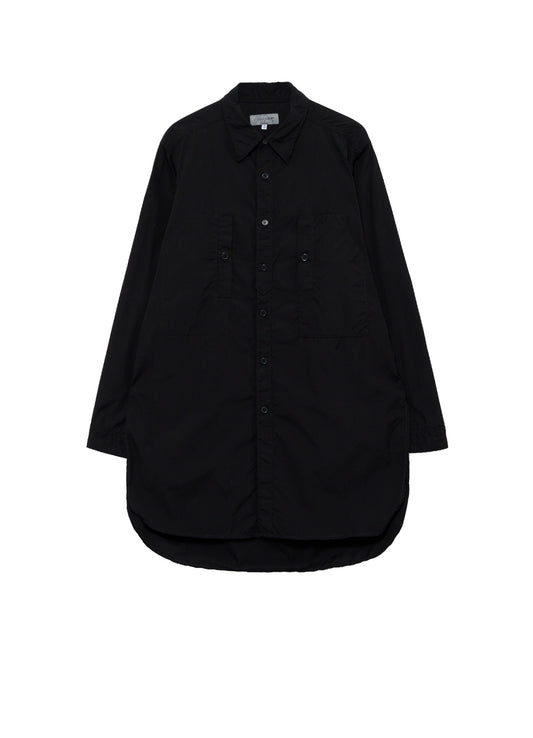 CHAIN STITCH BROAD ROUND HEM BLOUSE
