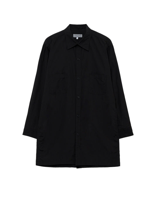 CHAIN STITCH BROAD BACK SIDE OPEN GATHER BLOUSE