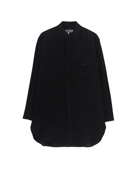 CELLULOSE LAWN TRIPLE COLLAR BLOUSE
