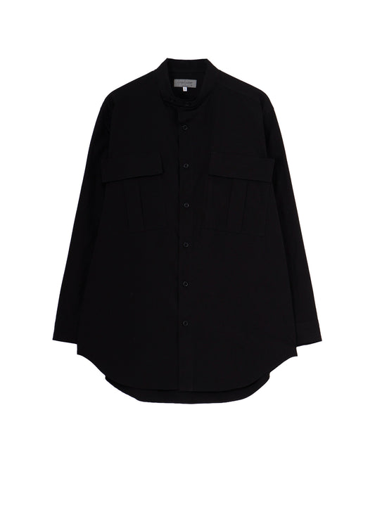 COTTON BROAD POCKET DETAIL BLOUSE
