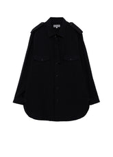 ORGANIC CALICO COLLAR TAB BLOUSE