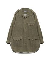 8OZ CHEMICAL BREACH SHOULDER EPAULET WORK BLOUSE