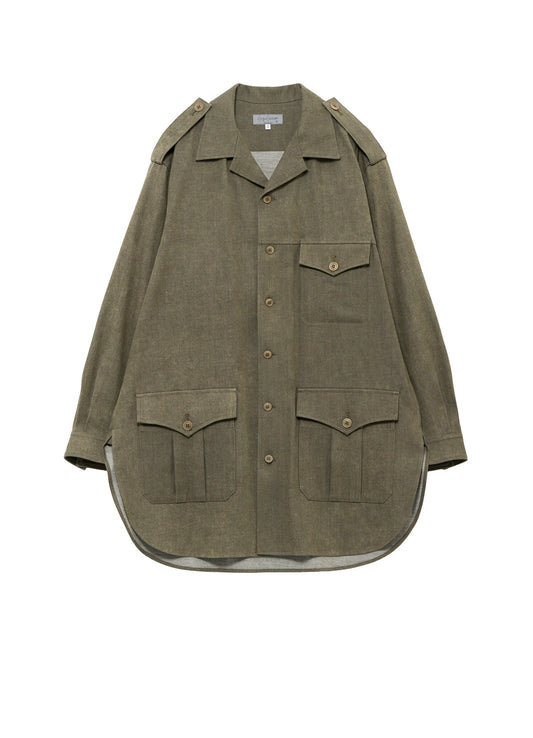 8OZ CHEMICAL BREACH SHOULDER EPAULET WORK BLOUSE