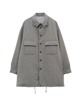LI/C GREY CANVAS PADDED BLOUSE BLOUSON