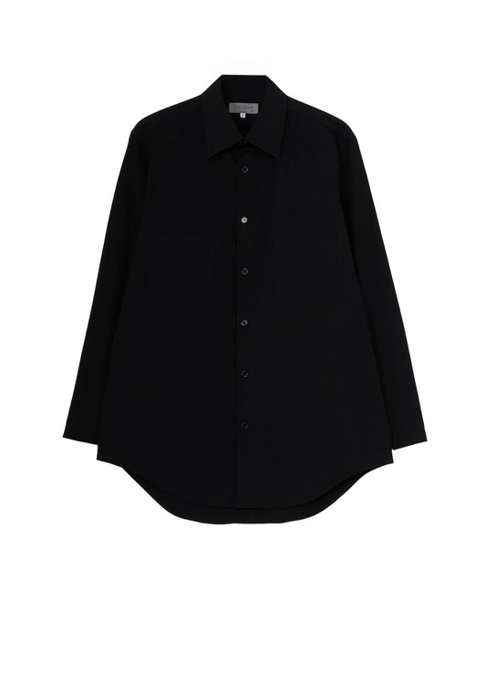 COTTON BROAD DOUBLE POCKET SHIRT