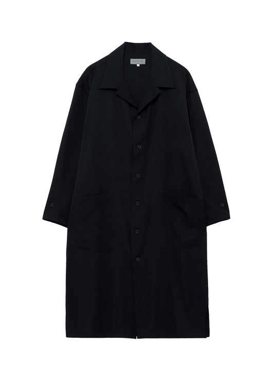 WOOL GABARDINE LONG SHIRT