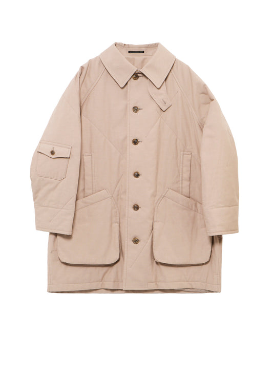 MILITARY BACK SATIN PADDED ST RAGLAN COAT