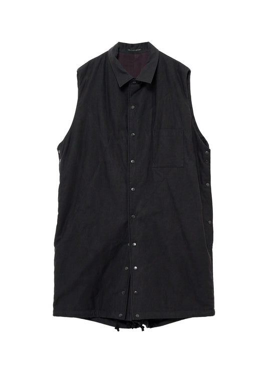 COTTON BACK SATAIN 2WAY SLEEVELESS DRESS
