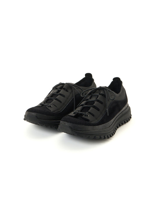 VELOUR MAT SMOOTH GHILLIE SHOES