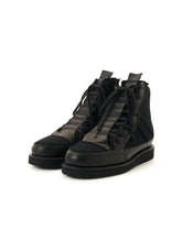 LEATHER MOSSER SMOOTH MILITARY HIGH-TOP SNEAKERS