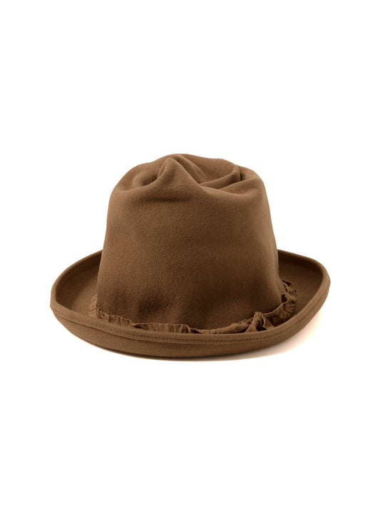 WOOL HAT BODY B ROLLED CROWN