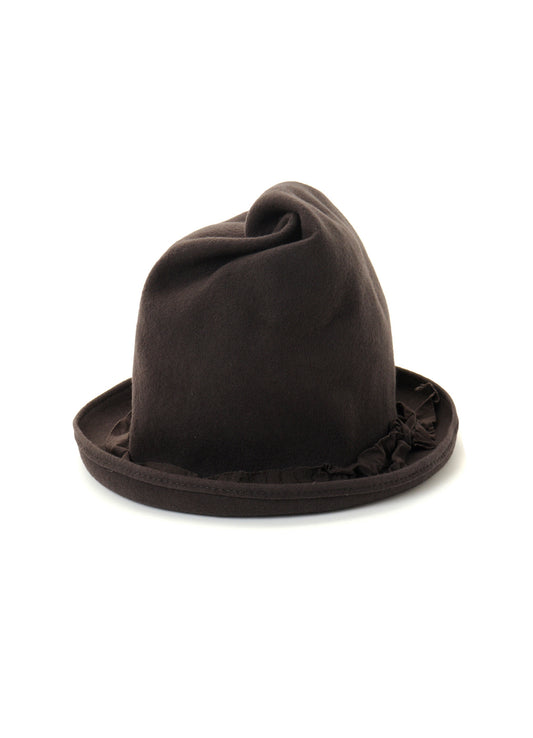 WOOL HAT BODY B ROLLED CROWN