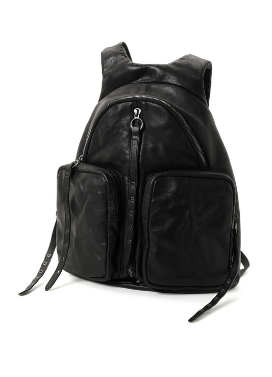 MIMOSA LEATHER  FRONT POCKET BACKPACK