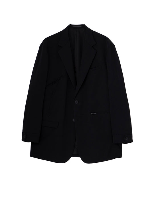 WOOL GABARDINE NOTCH WOOL GABARDINE JACKET