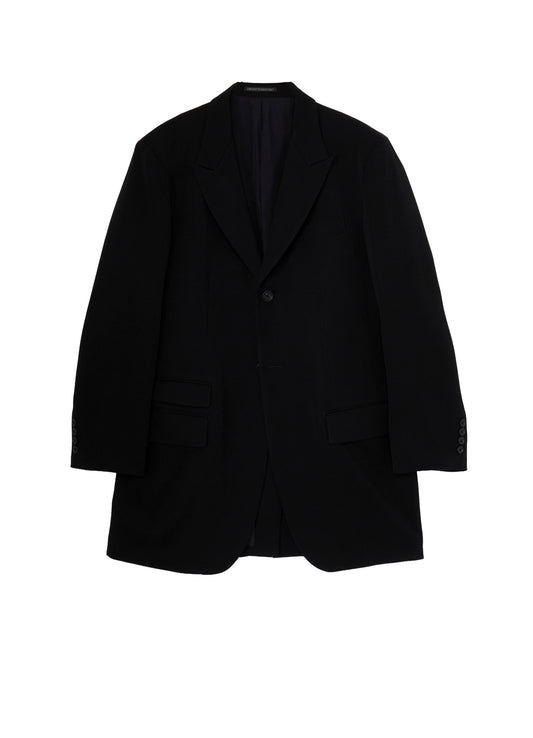 W TUXEDO 2BUTTONS FLAP JACKET