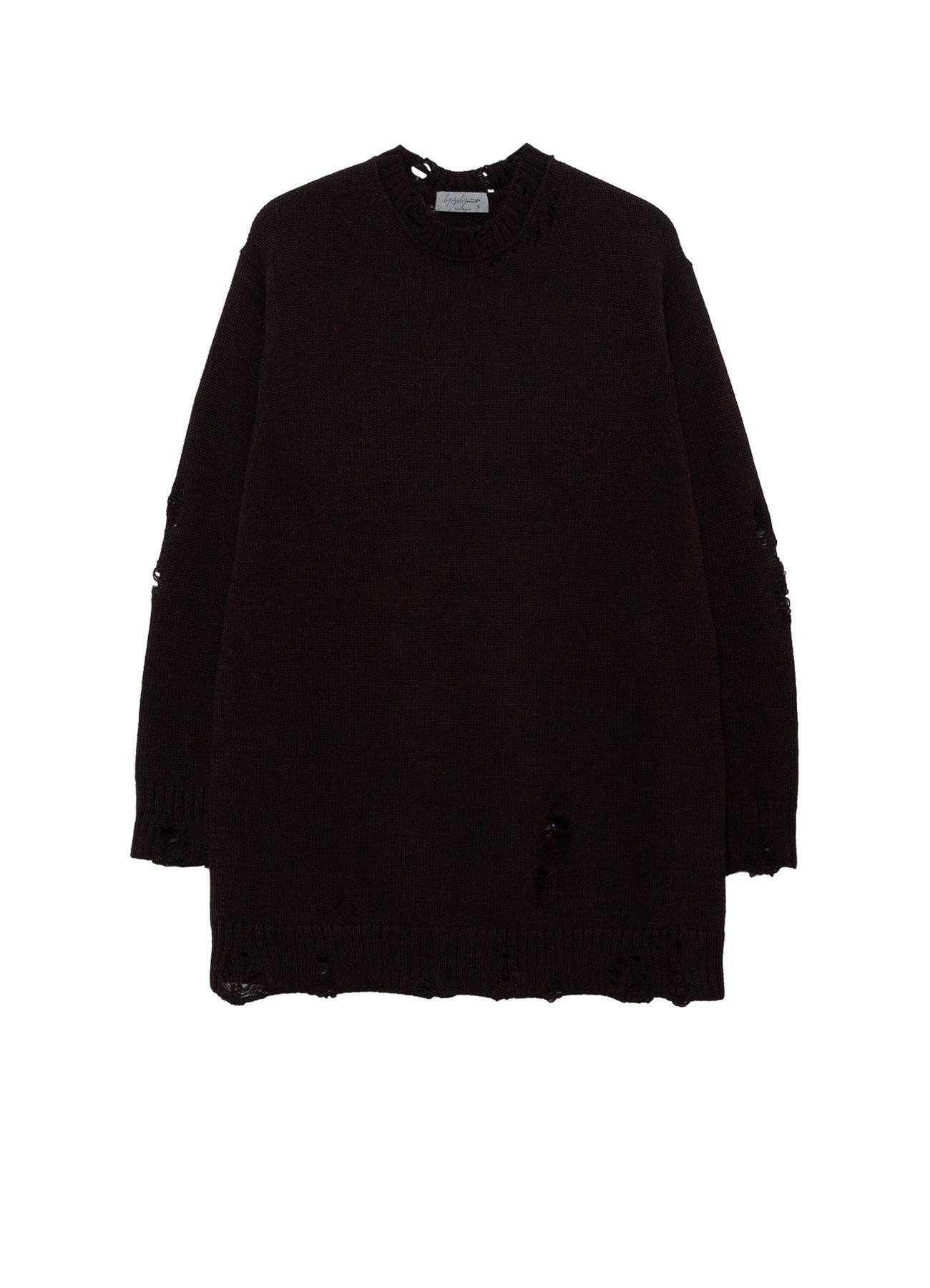 Y's for men ribbed d's knit sweater Y's for men ribbed d's knit
