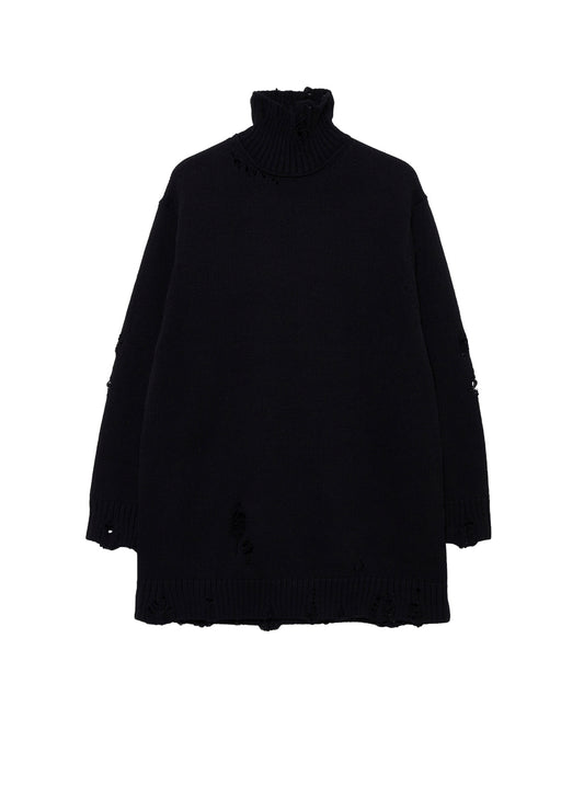 5G 3PLY SINGLE JERSEY  HIGH NECK PO