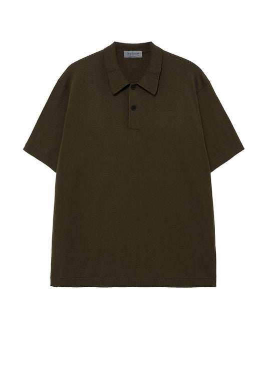 COTTON JERSEY KNIT POLO SHIRT