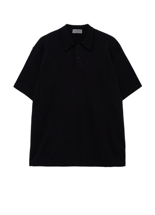 COTTON JERSEY KNIT POLO SHIRT