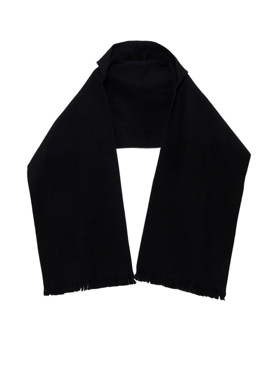 MILLED WOOL HOOD STOLE