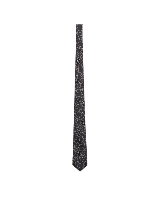 HEART SCROLL JQ DERBY TIE B