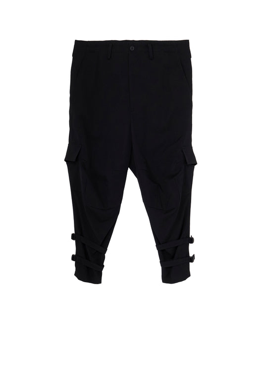 WOOL GABARDINE KNEE PANEL WORK PANTS