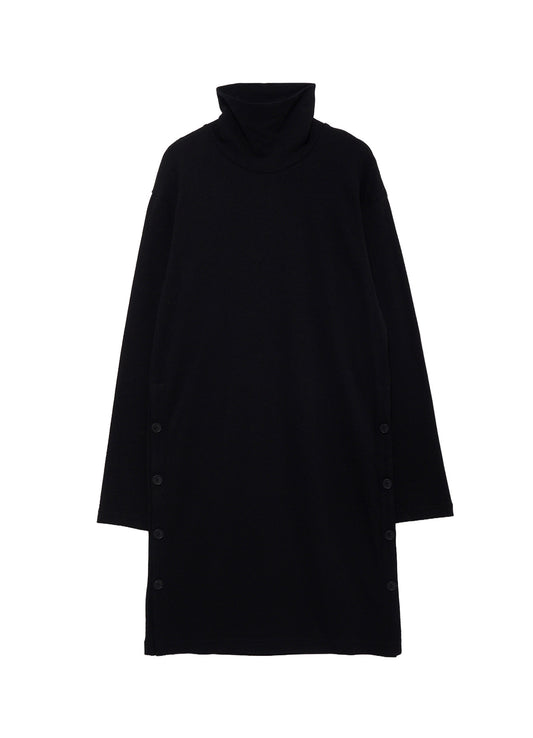 14.5 SINGLE JERSEY  SIDE SLIT HIGH NECK PO