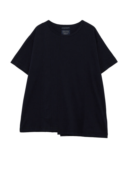 SOFT SINGLE JERSEY RE VERTICAL PANEL SHORT SLEEVE T