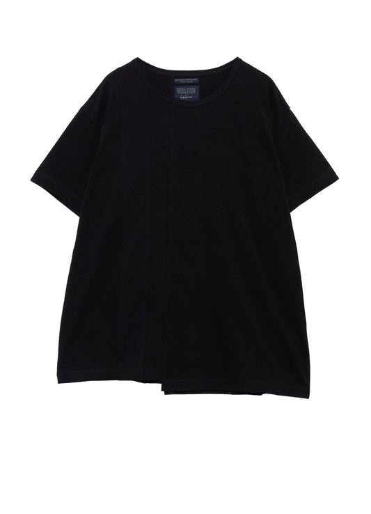 SOFT SINGLE JERSEY RE VERTICAL PANEL SHORT SLEEVE T