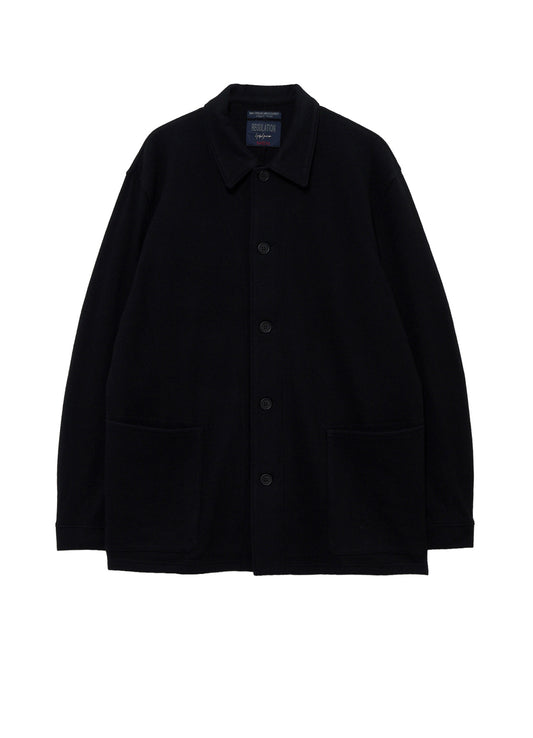 WOOL COMBED YARN SINGLE JERSEY RE SHIRT JACKET