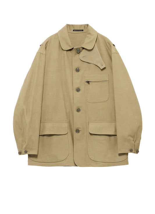 SLUB SATIN HUNTING BLOUSON