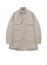 10OZ DENIM LINEN PADDED ARMY BLOUSON