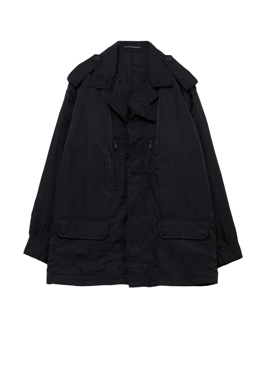 NY TWILL LIQUID DYED FLY FRONT BLOUSON