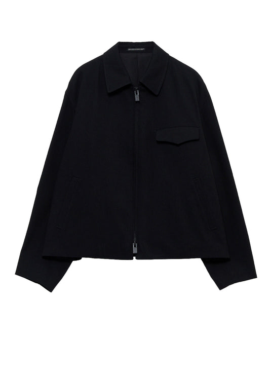 11OZ BLACK DENIM FLAP POCKET BLOUSON