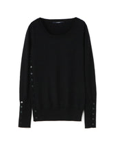 STANDARD SOFT WOOL WASHABLE PLAIN STITCH SIDE SWEATER