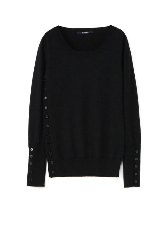 STANDARD SOFT WOOL WASHABLE PLAIN STITCH SIDE SWEATER