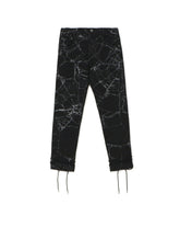 Spider Drill Back Lace Up Pants