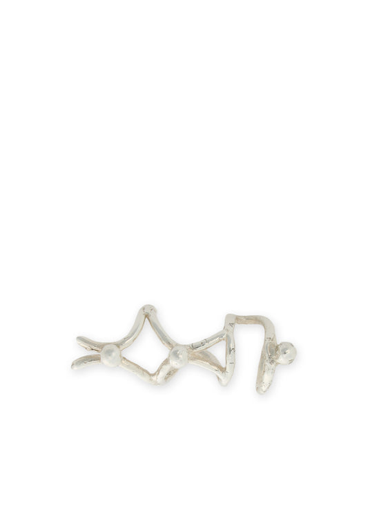 SILVER 925 TATTOO-STYLE EAR  CUFF/ A