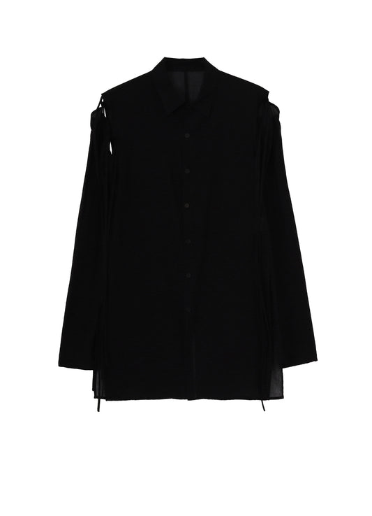 COTTON CHIFFON STRING BLOUSE A
