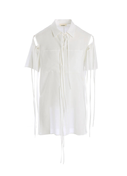 SOFT LAWN STRINGS BLOUSE B