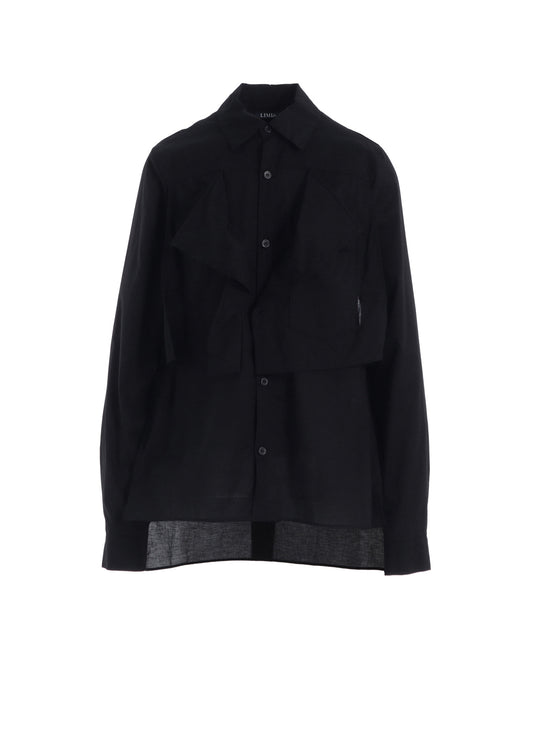 LAWN SQUARE PANEL BLOUSE