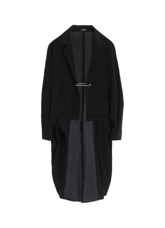 TRIACETATE DECIN FRONT PIN TUCK SHIRT