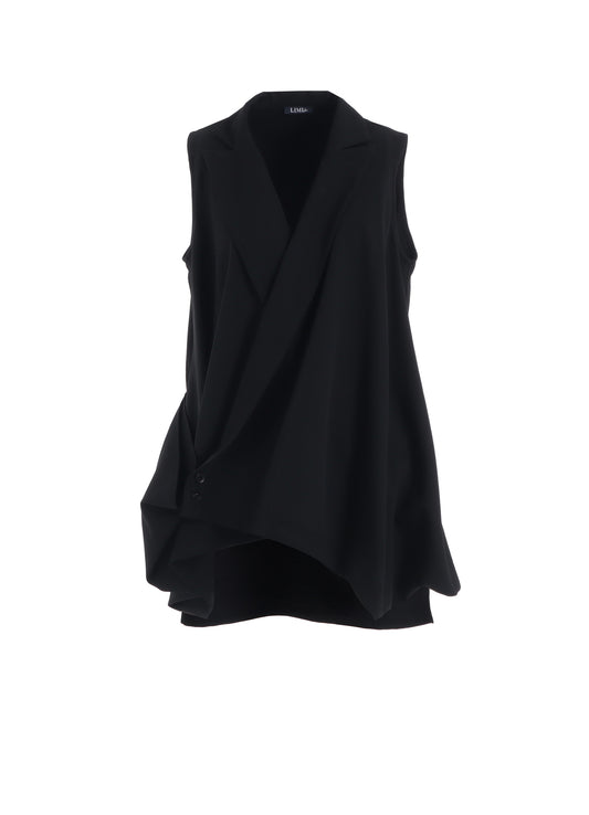 W/GABARDINE WRAP JACKET