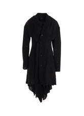 CELLULOSE/ LINEN LAWN BIG SHOULDER JACKET