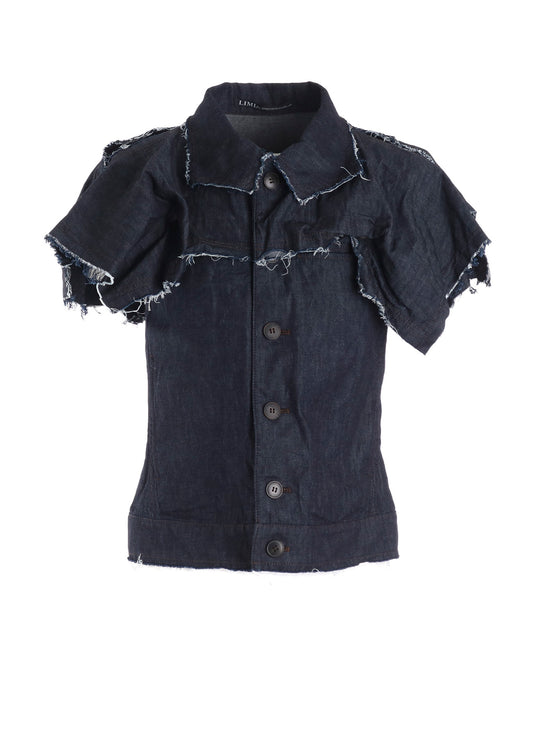 6oz DENIM DESIGNED PANEL JACKET