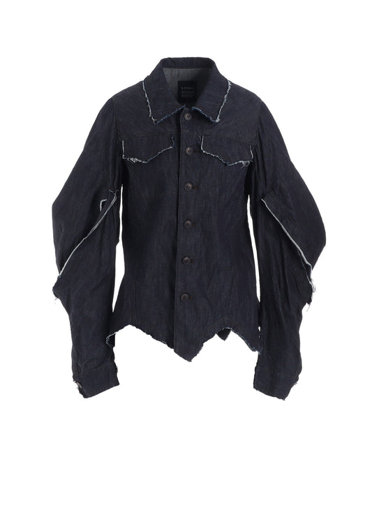 6oz DENIM DESIGNED SLEEVE JACKET B