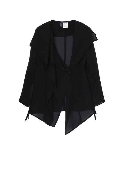 PE GEORGETTE DRAPE JACKET