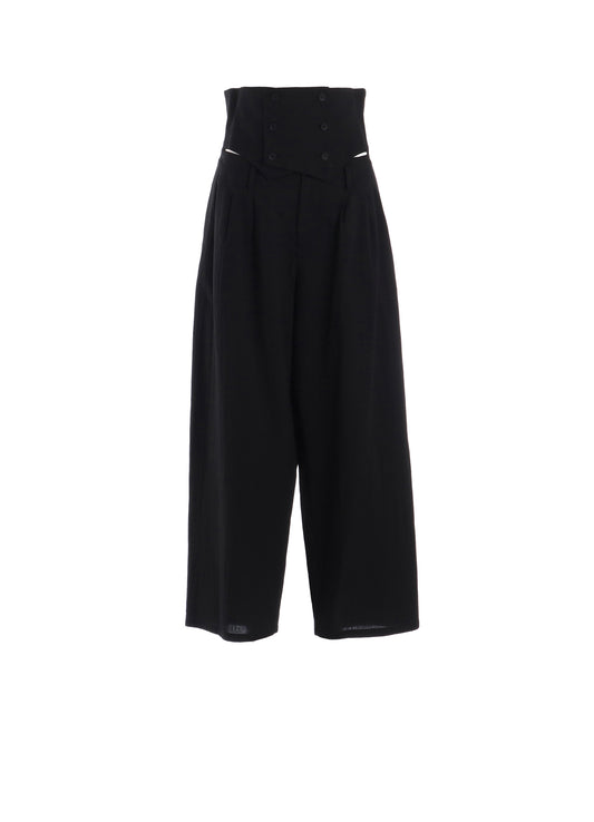 C/LI MUSLIN HIGH WAIST PANTS