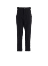 CELLULOSE/ LINEN LAWN CUFFS HEM PANTS